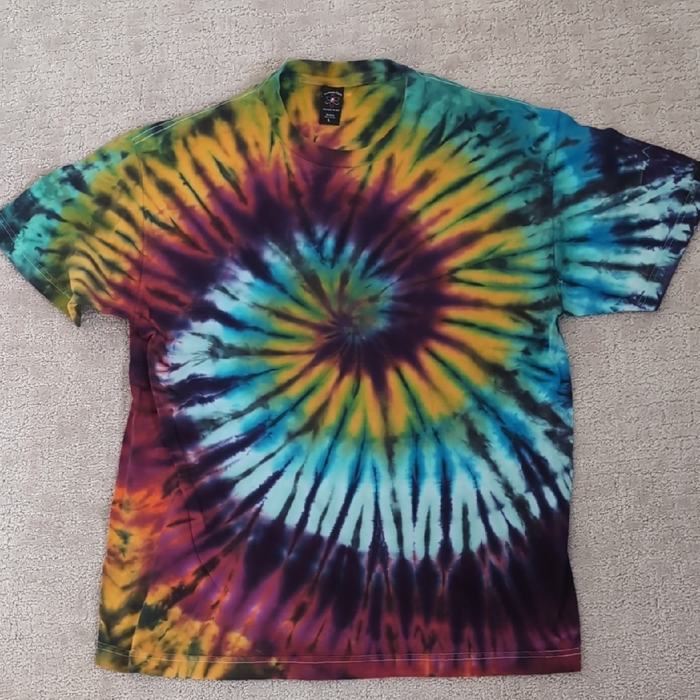 JamminOn Tie-Dye Short-Sleeve T-Shirt Size Large